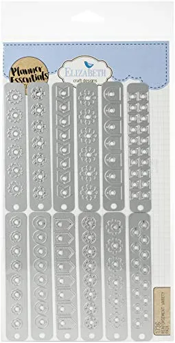 Elizabeth Craft Designs 1736 Elizabeth-Craft-Stanzform mit Harz, Dekorativer Planer Seitenverstärkungen, Einheitsgröße