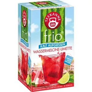 Teekanne Tee Frio Wassermelone Limette, 18 Teebeutel, 45g