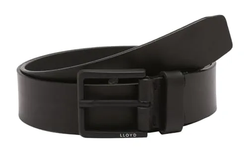 Lloyd Ledergürtel W95 - Hochwertiger Gürtel aus 100% Rindsleder, ideal für maskuline Looks. Mit Dornschließe und 5 gestochene Löcher für perfekte Anpassung. Ein zeitloses Must-have für jeden Herren.