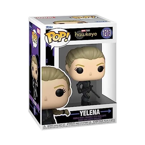 Funko POP! TV: Marvel - Hawkeye - Yelena - 1/6 Quote Für Seltene Chase-Variantease, - Hawkeye TV Show - Vinyl-Sammelfigur - Geschenkidee - Offizielle Handelswaren - TV Fans - Modellfigur Für Sammler