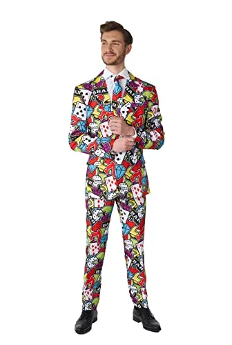 Suitmeister Herrenanzug in rot von Suitmeister