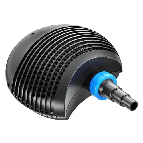SunSun CTF-5800 SuperECO Teichpumpe - Filterpumpen für Gartenteiche, energiesparend mit nur 40 W und einer Umwälzleistung von 5200 l/h für klares Teichwasser.