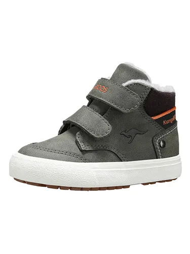 KangaROOS Unisex Kinder K-Hut Sneaker, Olive Flame, 27 EU von KangaROOS