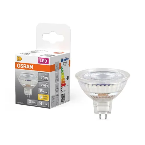 OSRAM LED GU5.3 Star Strahler MR16 36° 2W wie 20W warmweiß 12V Niedervolt