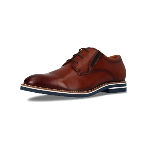 Salamander Herren Businessschuhe - Elegante Schnürer in Cognac - Herren-Schnürhalbschuhe aus hochwertigem Leder mit Wechselfußbett, ideal für Büro und Freizeit. Der Budapester Style verleiht Ihnen einen eleganten Look.