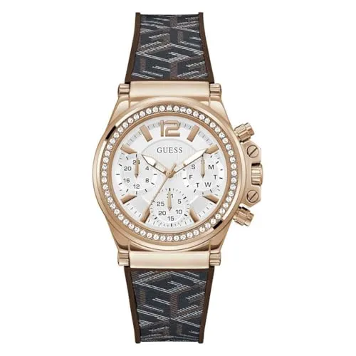 GUESS Armbanduhr GW0621L5, braun, OneSize, Klassisch