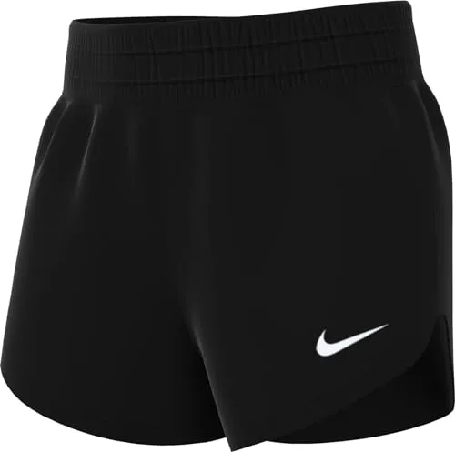 NIKE G NK DF ONE WVN HR SHORT BLACK/WHITE - Trainingsbekleidung, leichte und strapazierfähige Dri-FIT Shorts für optimalen Tragekomfort beim Laufen und Sport.