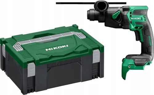 Hikoki DH18DPB Akku-Bohrhammer 18 V SDS Plus - Sägen: Leistungsstarker Akku-Bohrhammer mit 18 V, ideal für präzise Bohrungen und umfangreiche Projekte, inklusive Koffer.