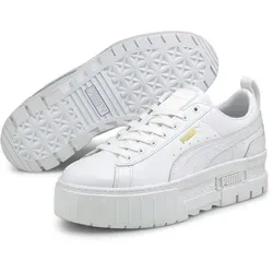 PUMA MAYZE CLASSIC WNS Sneaker, Gr. 41 - Damen Sneaker aus Leder und Synthetik, ideal für Freizeit, Schule und Sport. Mit Gummisohle für optimalen Komfort und Stil.