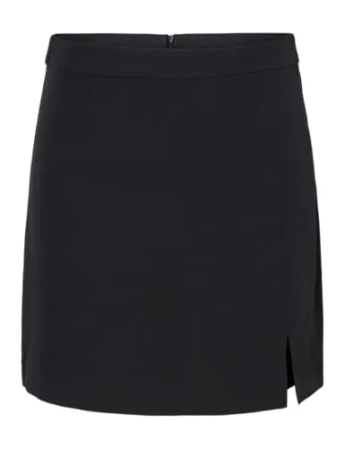 PIECES Pcbozzy Slit Skirt Noos Bc in schwarz von PIECES