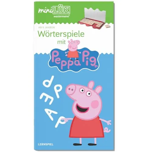 miniLÜK: Kindergarten/Vorschule Wörterspiele mit Peppa Pig (miniLÜK-Übungshefte: Vorschule)