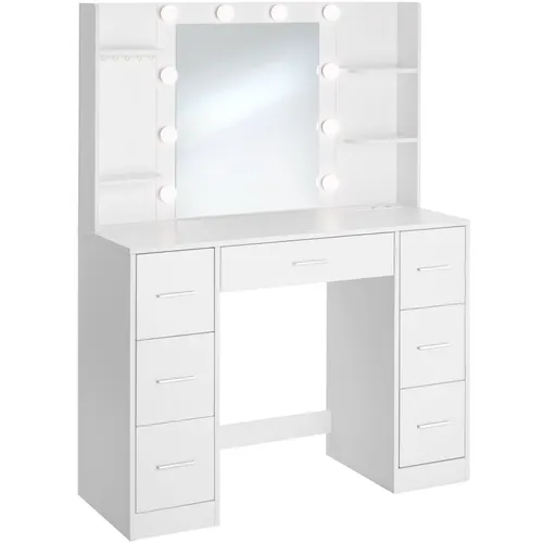 Kosmetiktisch Charlotte mit LED-Beleuchtung