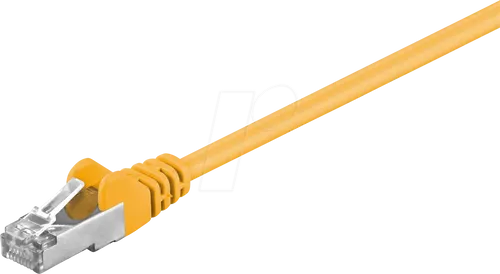 GOOBAY 50178 - Cat.5e F/UTP Patchkabel CCA gelb 10 m