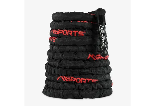 MSports® Battle Rope Professional Studio Qualität, Länge: 15 m Battle Rope