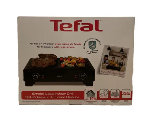 Tefal Smokeless Grill TG9008 - Elektrischer Tischgrill für Silvester - Grills - Ideal für Indoor-Barbecues, rauchfreier Genuss und einfache Reinigung für unvergessliche Feiern.