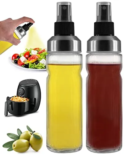 My-goodbuy24 Essig & Ölsprüher Sprühflasche 2er Pack Set