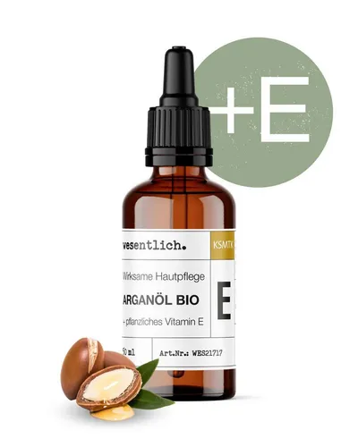 wesentlich. Körperöl Arganöl bio +E 50ml