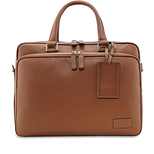 Picard Herren Laptoptasche Cognac/Braun aus Leder 38cm - Aktentasche aus hochwertigem Leder mit abnehmbarem Schultergurt, ideal für den modernen Mann. Sie bietet viel Stauraum und praktische Fächer für Laptop, Tablet und Zubehör.