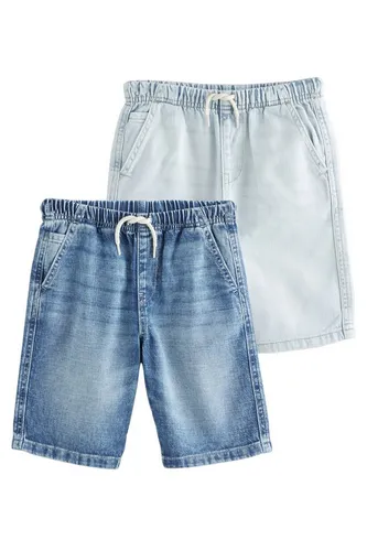 Next Shorts Denim-Bermudashorts aus 100 % Baumwolle 2er-Pack (2-tlg)