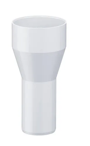 Produktbild INEFA Rohr-Reduzierstück, (DN 75/50), Kunststoff, Dachrinne- Zubehör für Gartenhaus, Verbindungsstück