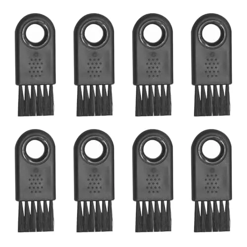 Stück Rasierer Reinigungspinsel,Reinigungspinsel,Haar Bürste Reinigung Set,Rasierer Reinigungsbürste,für Entfernen Elektrischen Scherköpfen Bartreste und Staub(Schwarz) 8