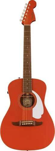 Fender Westerngitarre Fender Malibu Player WN Fiesta Red