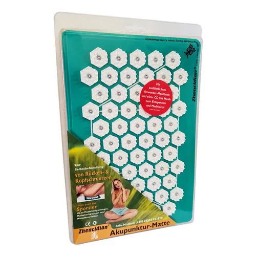 Davartis - Zhencidian Akupunkturmatte / Nadelreizmatte inkl. Entspannungs-CD