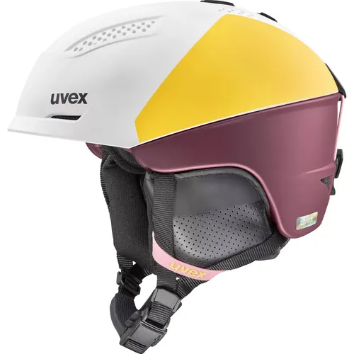 Uvex Damen Ultra Pro Skihelm – Gelb (Größe 51-55CM)