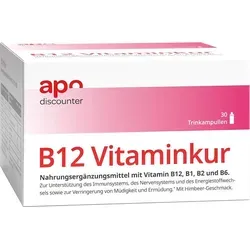 apodiscounter B12 Vitaminkur Trinkampullen