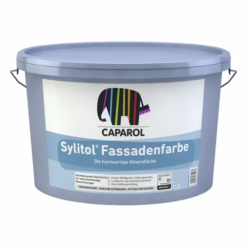 Produktbild Caparol Sylitol Fassadenfarbe weiß 5l