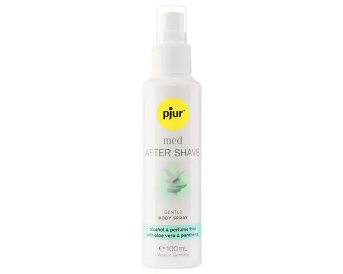 pjur After Shave Lotion MED After Shave Personal Calming & Moisturizing Spray, Flasche mit 100ml, 1-tlg., hautschonendes Spray für alle Körperregionen