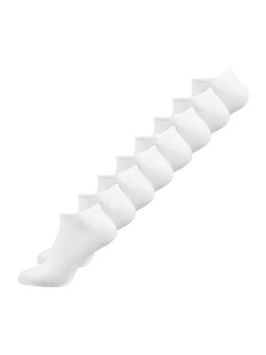 Nur Der Sneakersocken Baumwolle (8-Paar) weiß 43-46 - Bequeme Sneakersocken aus 80% Baumwolle im praktischen 8-Paar-Set. Ideal für den täglichen Gebrauch, maschinenwaschbar und in Größe 43-46 erhältlich.