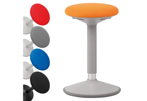 boho office® Stehhilfe - Ergonomische Sitzhilfe, höhenverstellbar - Bürostühle mit ergonomischem Design, höhenverstellbar von 56-81 cm, ideal für gesundes Sitzen und Arbeiten in jedem Büro.