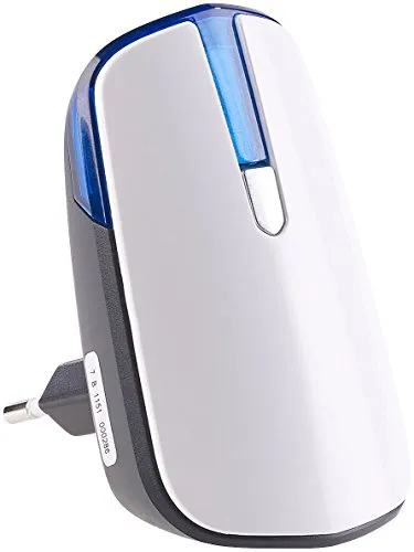 CASAcontrol Zubehör zu Gong: Steckdosen-Funkklingel für kinetische Funk-Schalter, mit Licht & Ton (Türklingel Steckdose, Steckdosen-Funkklingeln, Funkschalter)