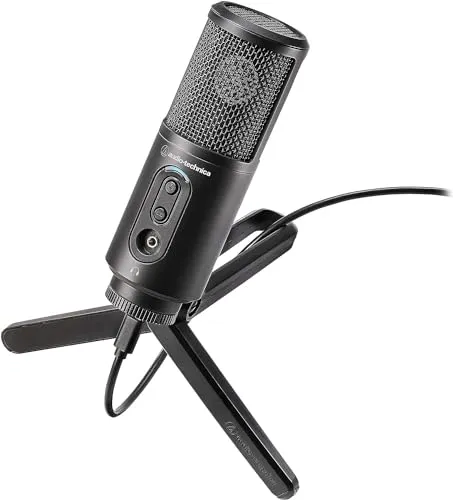 Audio-Technica 2500x-USB Streaming-/Podcast-/Recording-mikrofon Schwarz
