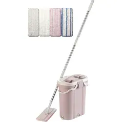 VIP Ahmet Bodenwischer Set mit Eimer und 3-Kammern System