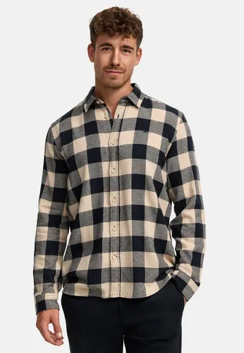 Indicode Langarmhemd Herren INGilman – Beige XL aus 100% Baumwolle - Hochwertiges Langarmhemd für Herren in Beige, aus 100% Baumwolle. Atmungsaktiv und pflegeleicht, ideal für den Alltag und vielseitige Anlässe.