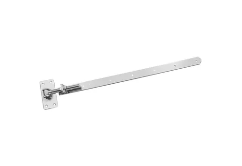 SO-TECH® Torbeschlag Gartentorscharnier verstellbar Stahl verzinkt (2 St), Länge 770 - 870 mm, M20-Gewinde