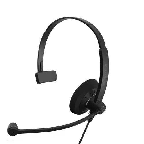 IMPACT SC 30 USB ML Headset schwarz, Mono - On-Ear Kopfhörer mit USB 2.0 Verbindung, ideal für PC-Systeme und perfekter Klang für konzentriertes Arbeiten.