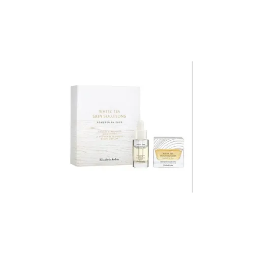 Elizabeth Arden White Tea Micro Gel Creme Set - Hautpflege-Set mit 50 ML Gel Creme und 15 ML Oil Serum, ideal gegen frühe Zeichen des Alterns. Enthält wertvolle Vitamine und ist vegan.