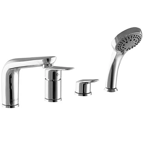 PaulGurkes Wannenarmatur PG28VENUS - Hochwertige Wannenarmatur aus massivem Messing mit langlebiger Keramikkartusche und eleganter Verchromung. Ideal für modernes Badezimmer-Design und einfache Handhabung.