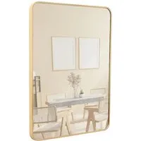Terra Home Wandspiegel 60x80 Gold Metallrahmen