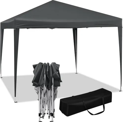 WOLTU Pop-Up Pavillon 3x3m - Wasserdicht und UV-Schutz - Pavillon für Garten und Events, wasserdichtes Oxford-Gewebe schützt vor Sonne und Regen. Einfach aufzubauen und verstellbar in der Höhe, ideal für Outdoor-Aktivitäten.