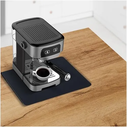 Creative Corner Abtropfmatte für Kaffeemaschine, 20 x 30 cm, Schwarz