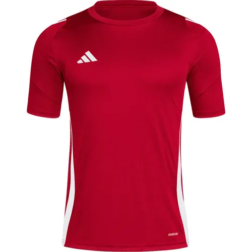 adidas Herren TIRO24 JSY Sportoberteile, Team Power Red 2 / White, M - Fußball-Trainingstrikots für Herren, mit High-Performance-Technologie für verbesserten Komfort und Stil, ideal für Training und Freizeit.