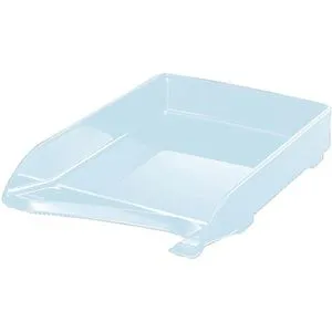 Leitz Briefablage 5220-00-02, Elegant, A4, glasklar, stapelbar, Kunststoff