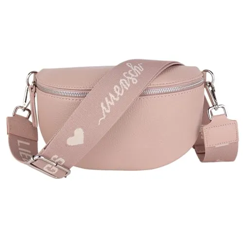 MIRROSI® Bauchtasche Damen aus Echtleder von MIRROSI