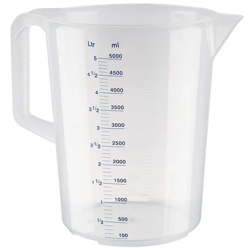 APS Messbecher 5,0 Liter transparent aus Polypropylen von APS