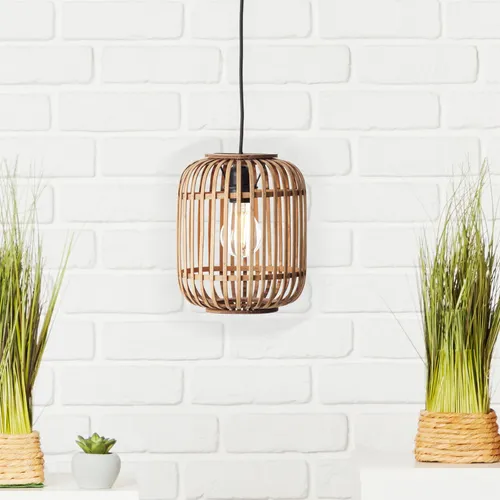 Lightbox Rattan Pendelleuchte von Lightbox