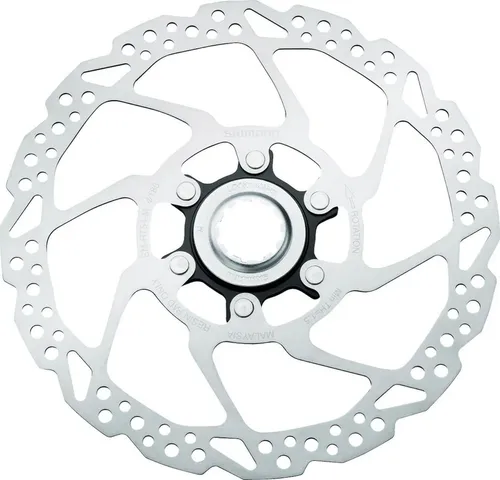 Shimano Bremsscheibe SMRT54 Center Lock 180 mm für Fahrradbremse - Hochwertige 180 mm Bremsscheibe mit Zentralbefestigung für optimales Bremsverhalten. Ideal für ambitionierte Radfahrer, die Wert auf zuverlässige Leistung legen.